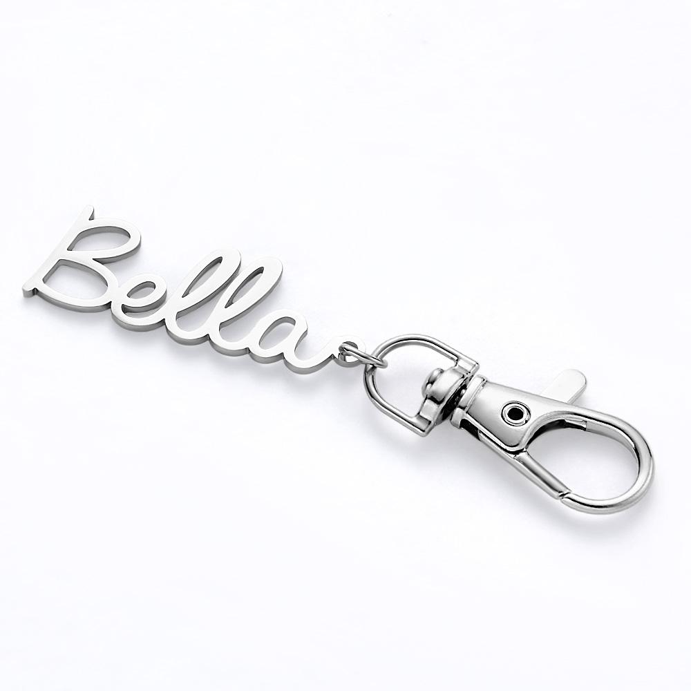 Custom Name Keychain Thoughtful Keepsake for Remembering Loved Ones Wire Name Keychain Perfect Gifts for Anyone - soufeelus
