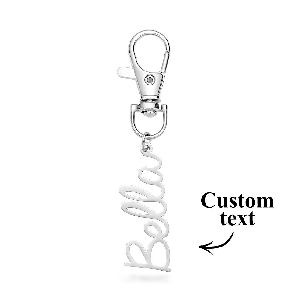 Custom Name Keychain Thoughtful Keepsake for Remembering Loved Ones Wire Name Keychain Perfect Gifts for Anyone - soufeelus