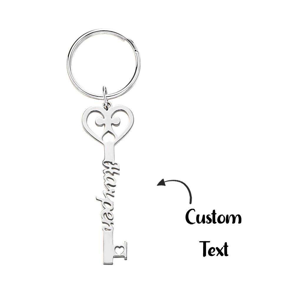 Custom Engraved Keychain Name Keychain Key Jewelry Gift for Men Women