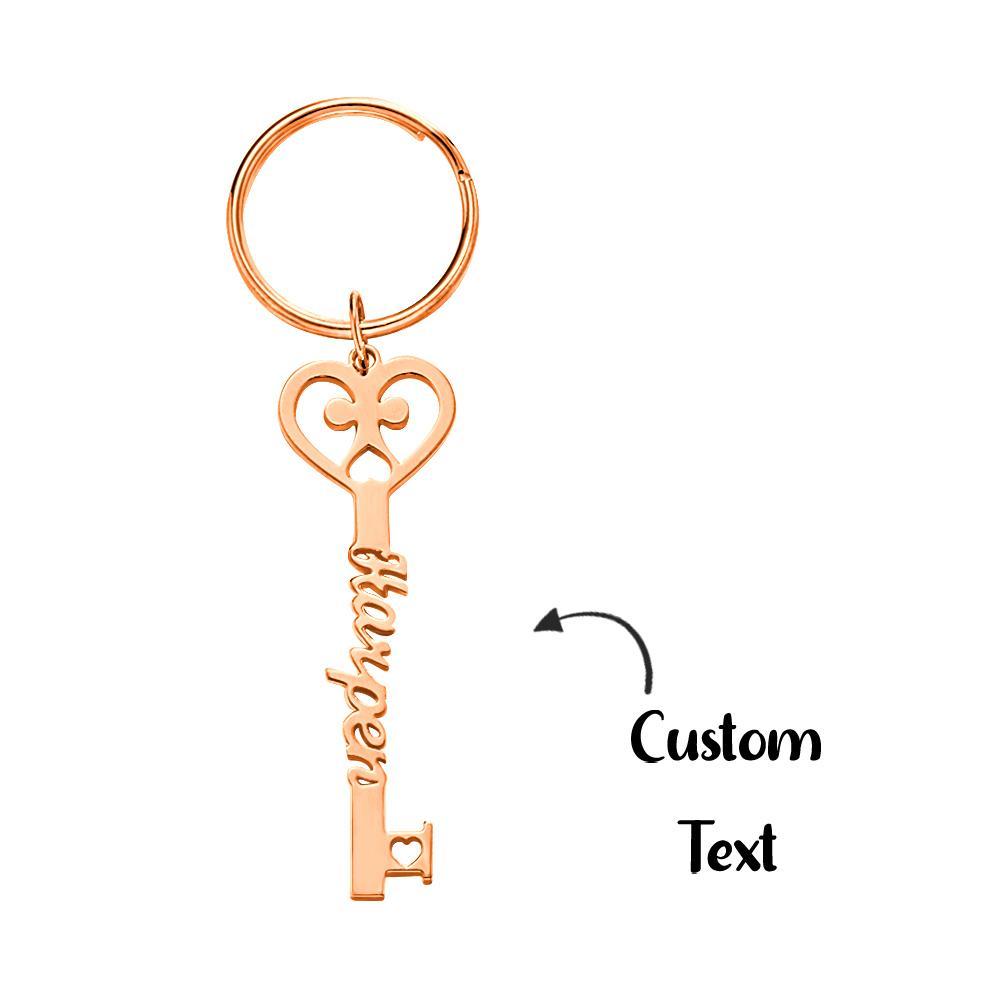 Custom Engraved Keychain Name Keychain Key Jewelry Gift for Men Women