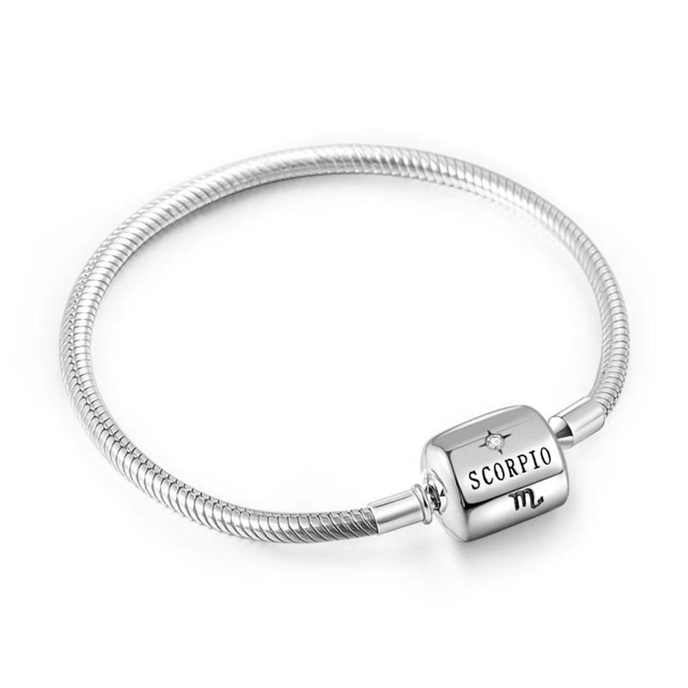 Scorpio Constellation Bracelet Silver - soufeelus