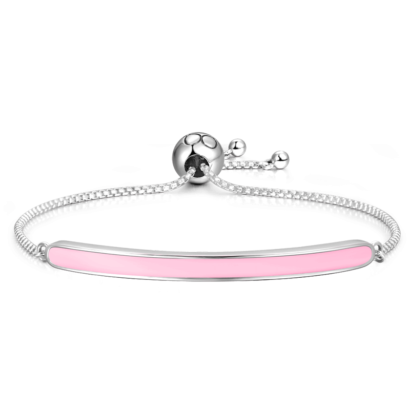 Pink Classic Bracelet Silver - soufeelus