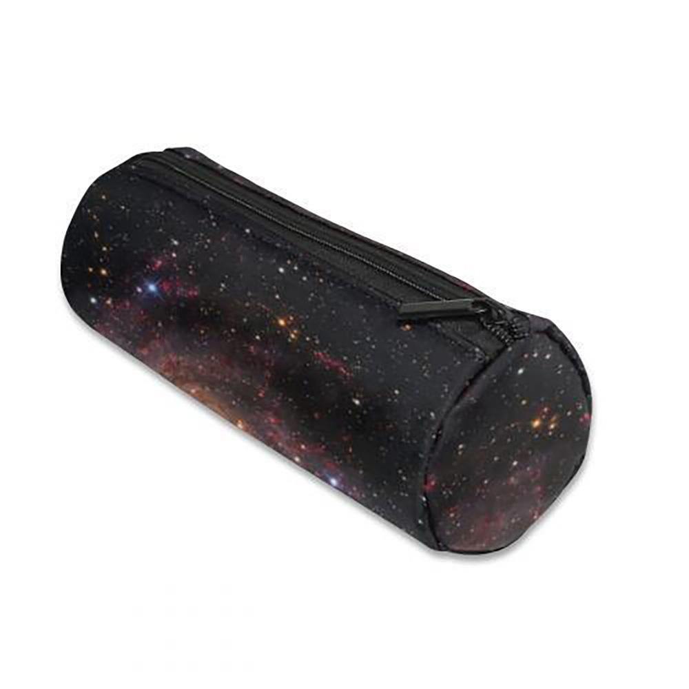 Custom Pencil Case Storage Bag, Cylinder Cosmetic Bag - soufeelus