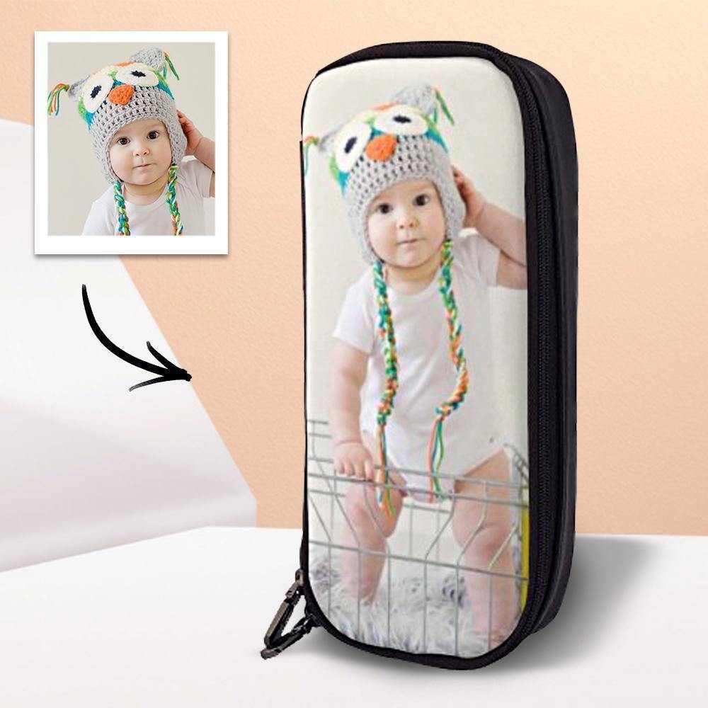 Custom Photo Pencil Bag for Kid - soufeelus