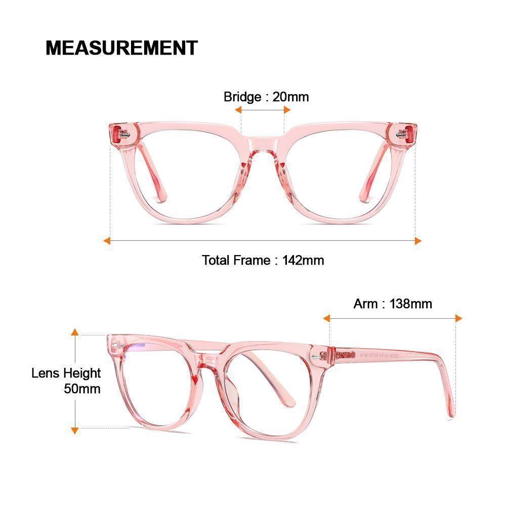 Blue Light Blocking Glasses Protection Glasses - Pink - soufeelus