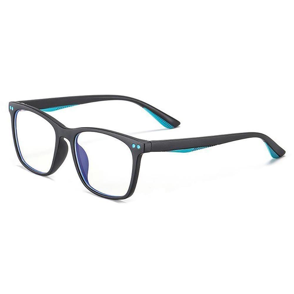 Children Blue Light Blocking Computer Reading Gaming Glasses(Age 7-12) -Matte Black - soufeelus