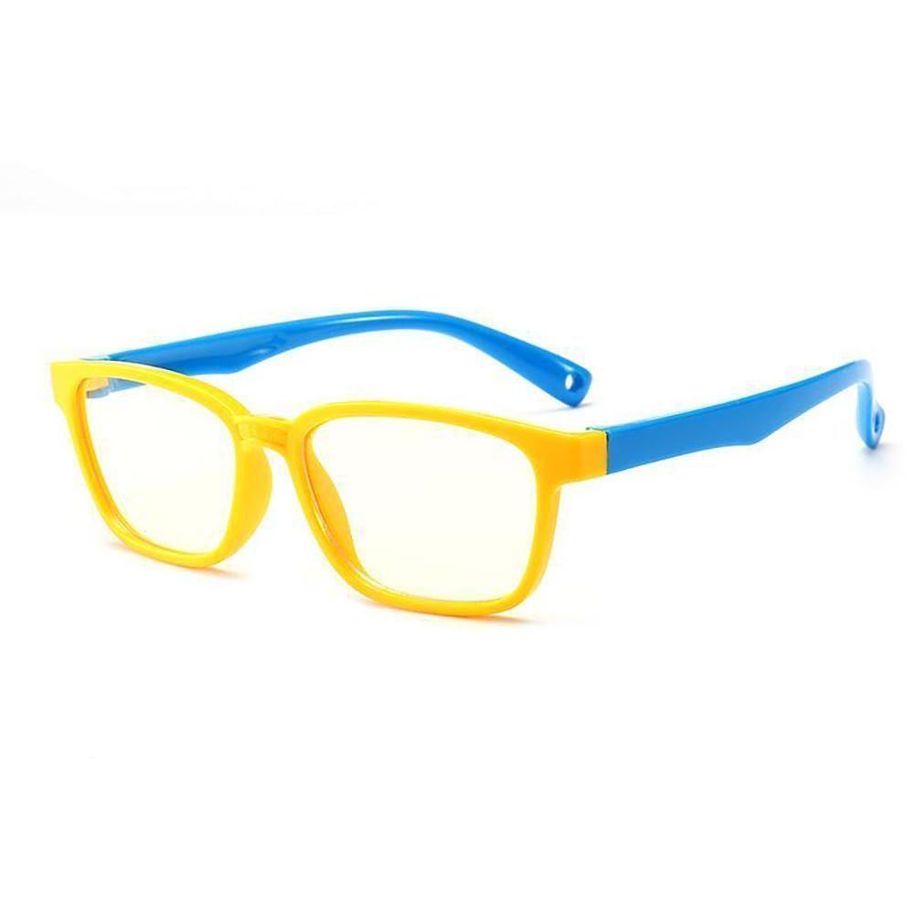 Kids Blue Light Blocking Computer Reading Gaming Glasses(Age 3-6) - Yellow - soufeelus