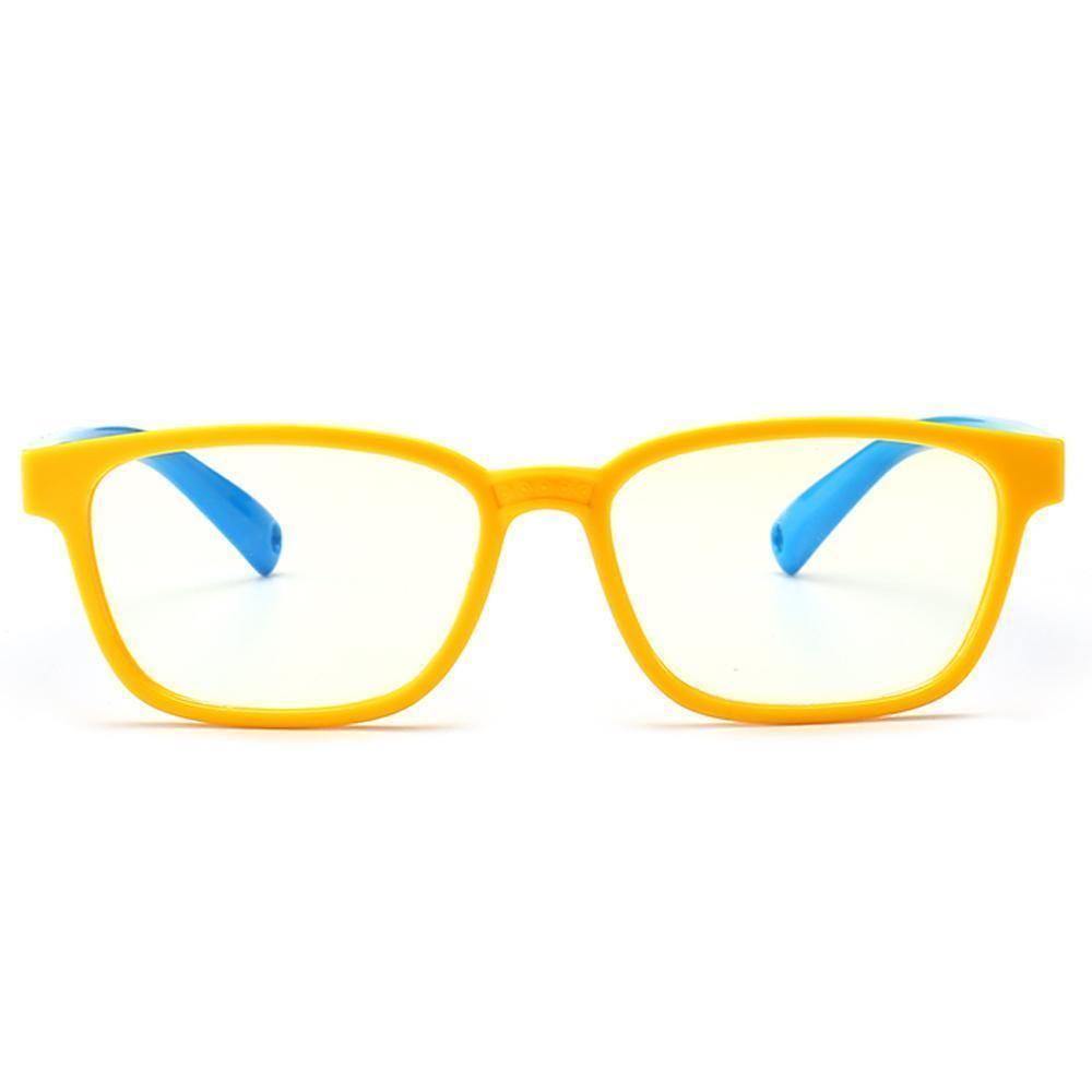 Kids Blue Light Blocking Computer Reading Gaming Glasses(Age 3-6) - Yellow - soufeelus