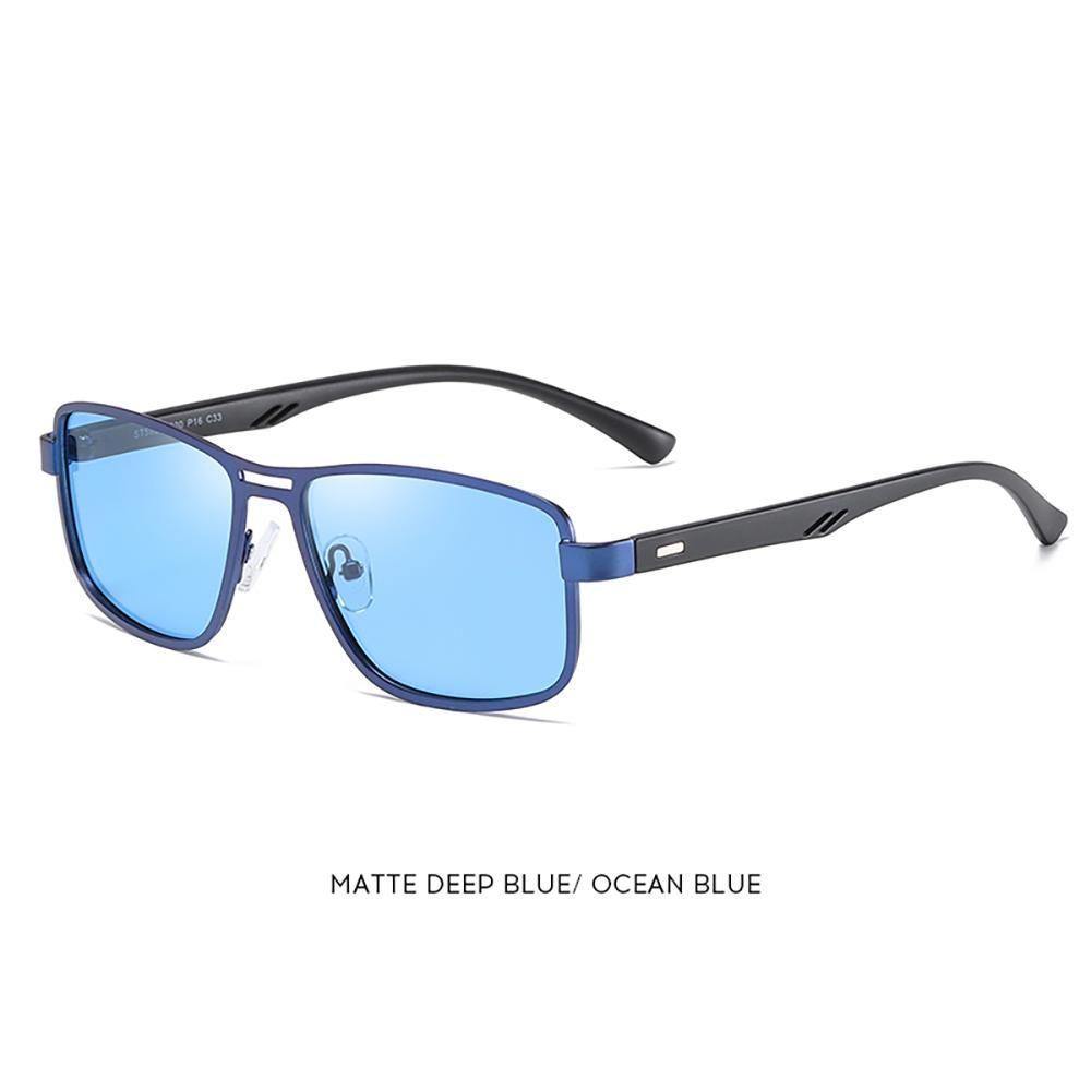 UV400 Protective Polarized Beach Sunglasses - Ocean Blue - soufeelus