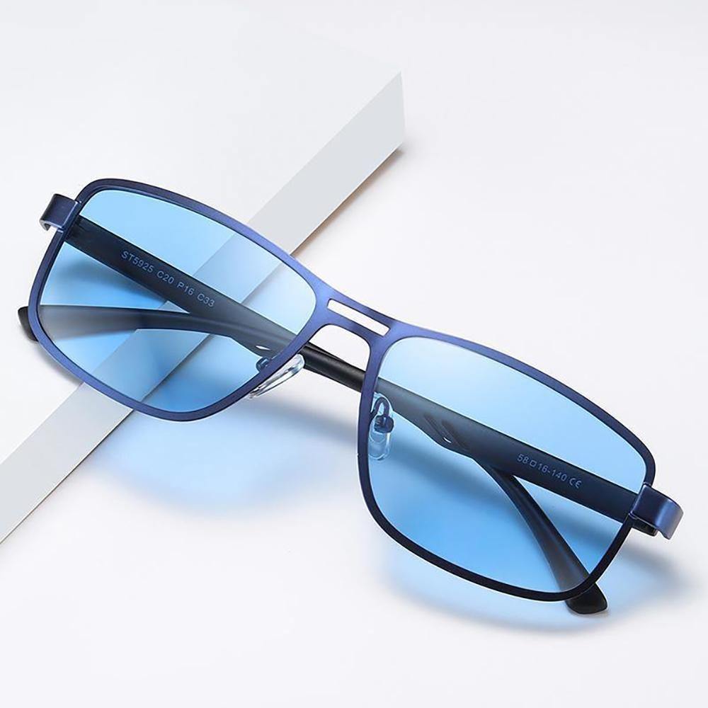 UV400 Protective Polarized Beach Sunglasses - Ocean Blue - soufeelus
