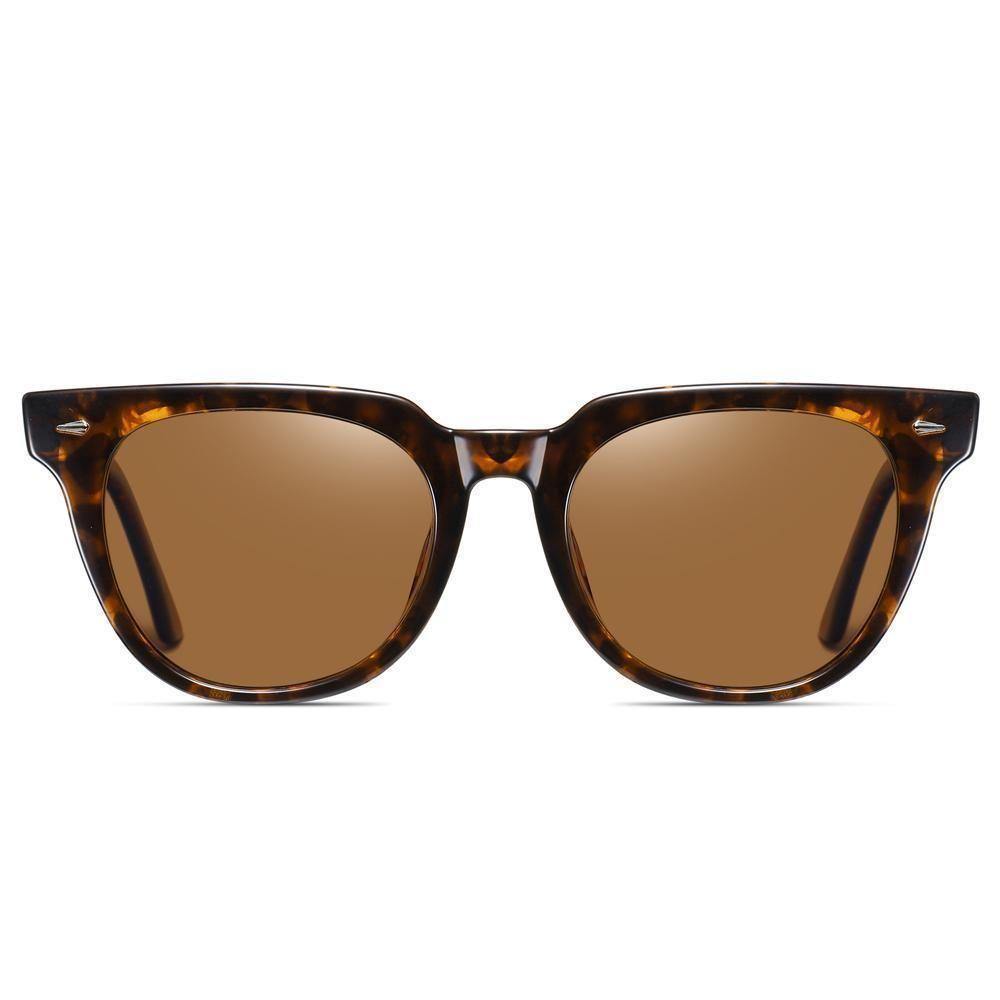 Classic UV400 Protective Polarized Beach Sunglasses -Tea - soufeelus