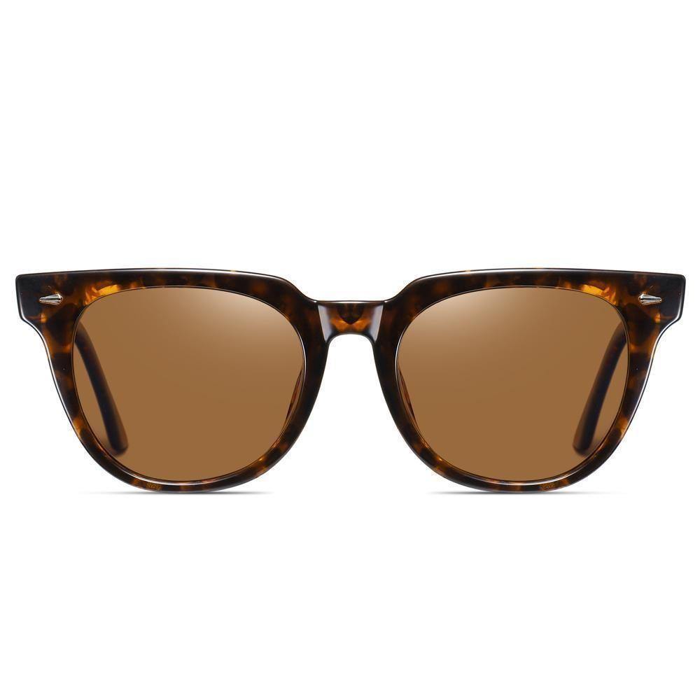 Classic UV400 Protective Polarized Beach Sunglasses -Tea - soufeelus