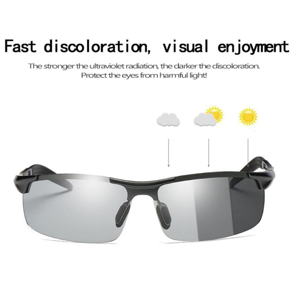 UV400 Protective Polarized Driver Sunglasses - Grey - soufeelus