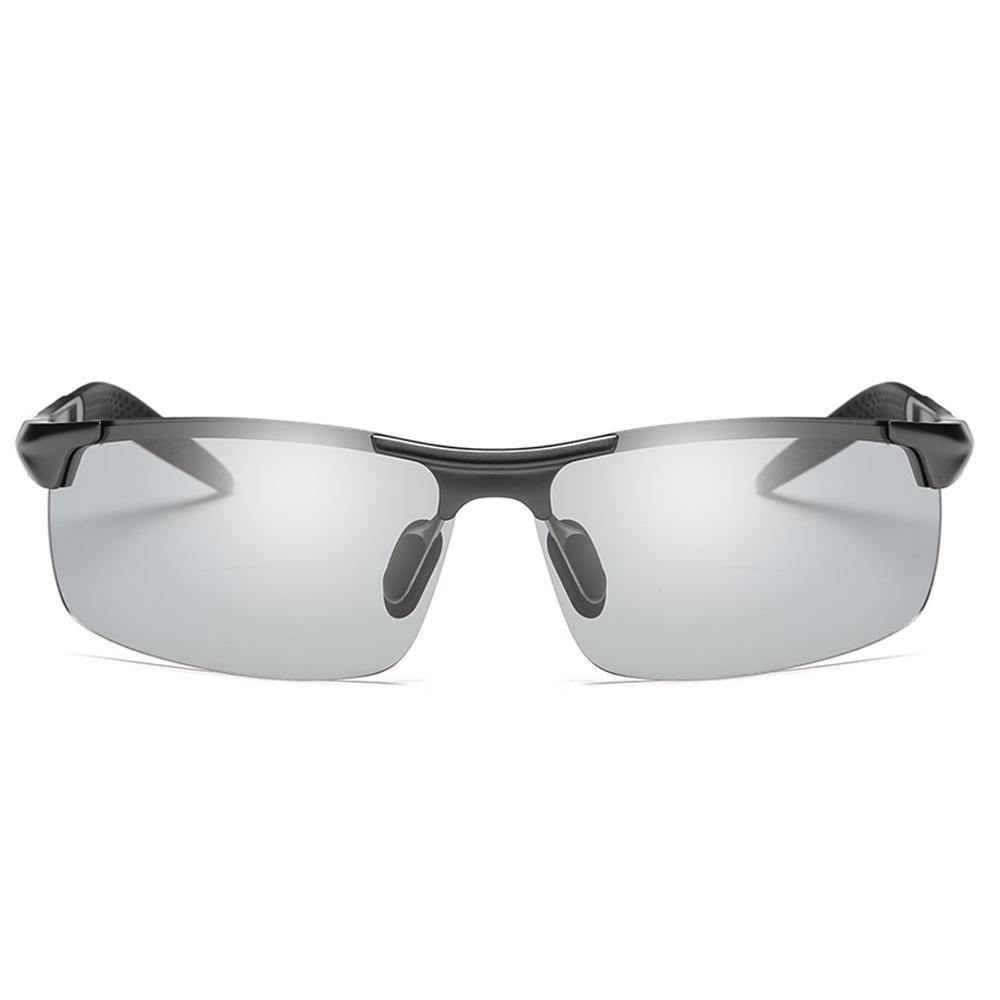 UV400 Protective Polarized Driver Sunglasses - Grey - soufeelus