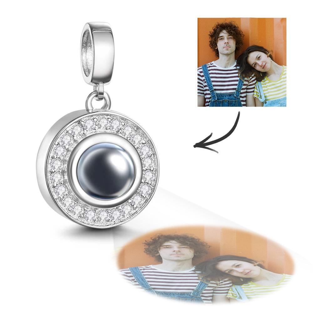 Custom Projection Charm Creative Diamond Design Gifts for Couple