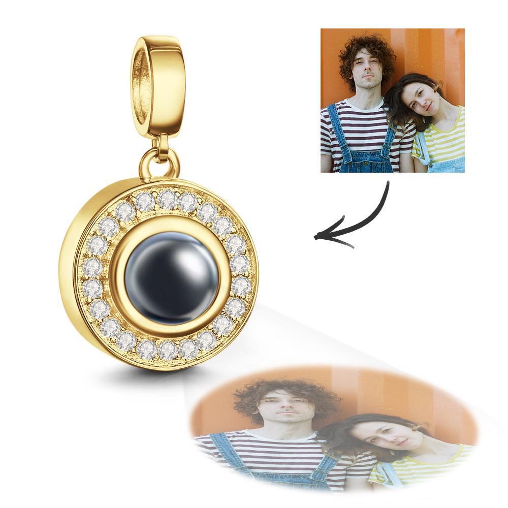 Custom Projection Charm Creative Diamond Design Gifts for Couple