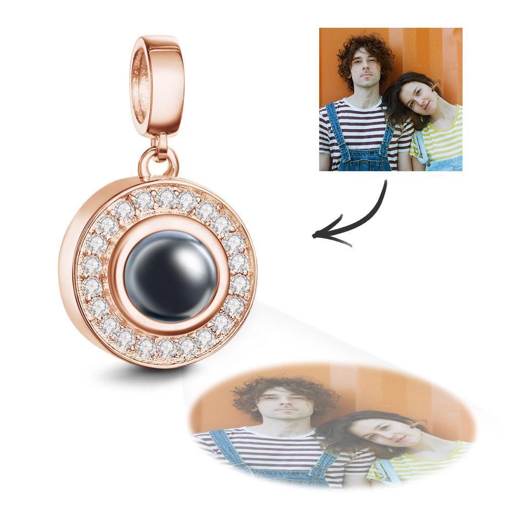Custom Projection Charm Creative Diamond Design Gifts for Couple