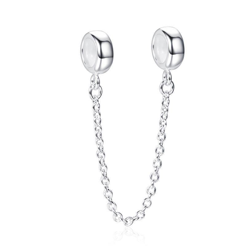 Safety Charm Chain Silver - soufeelus