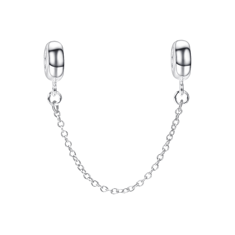 Safety Charm Chain Silver - soufeelus