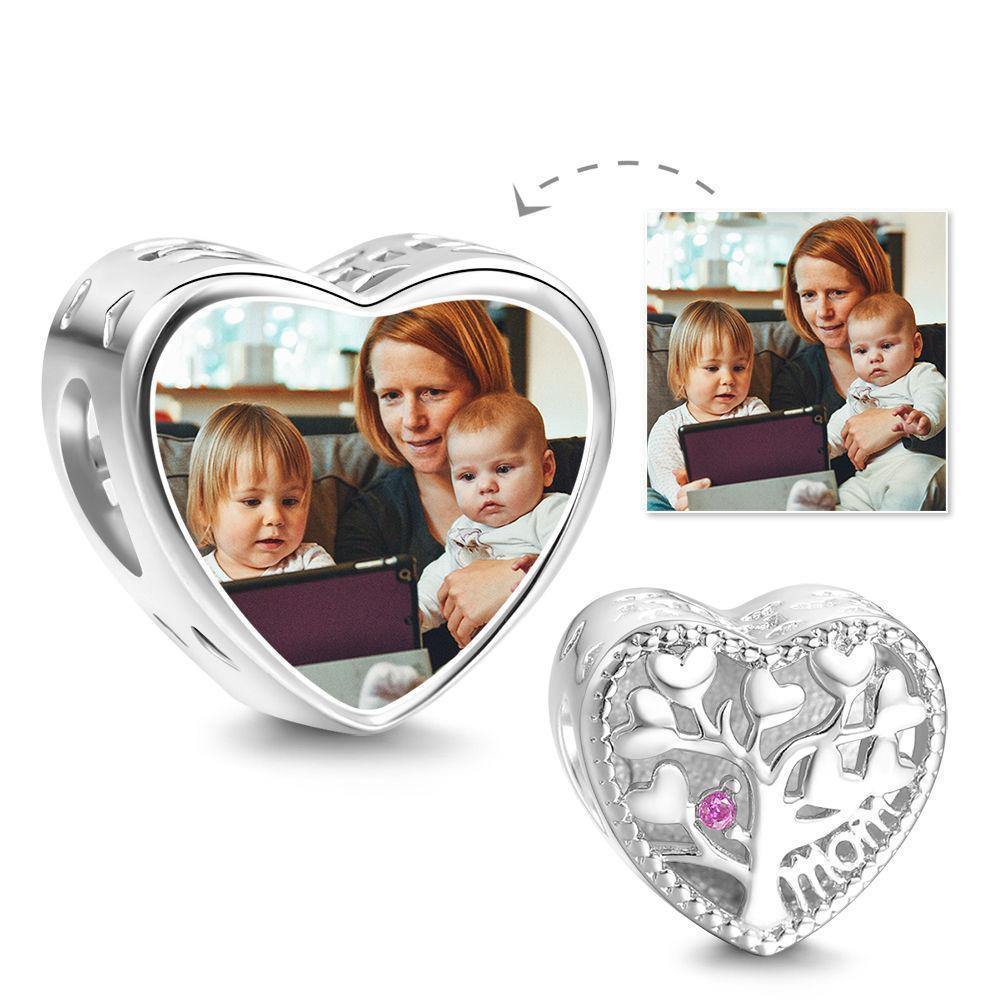 Heart Tree Photo Charm