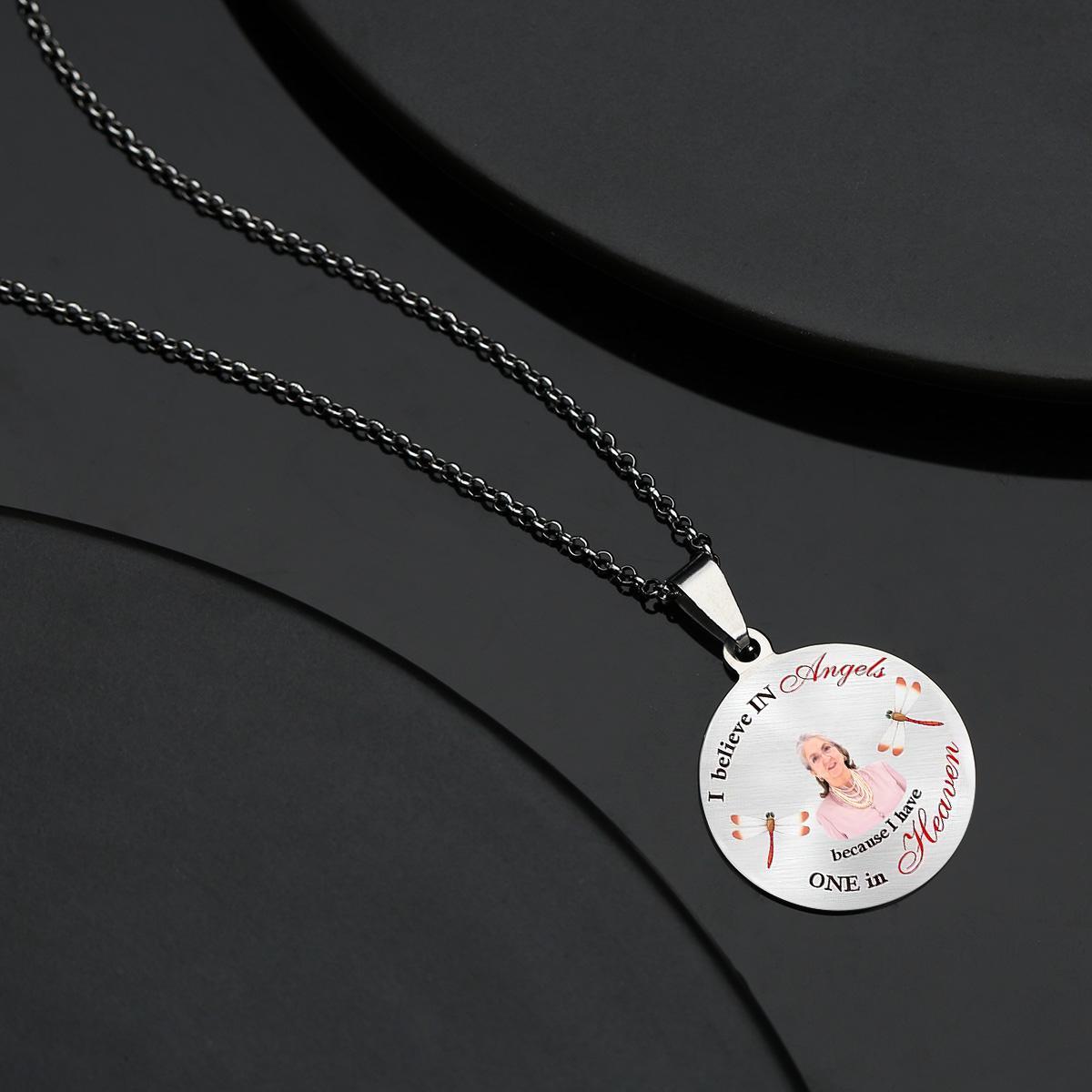 Custom Photo Necklace Custom Face Creative Commemorative Gifts - soufeelus