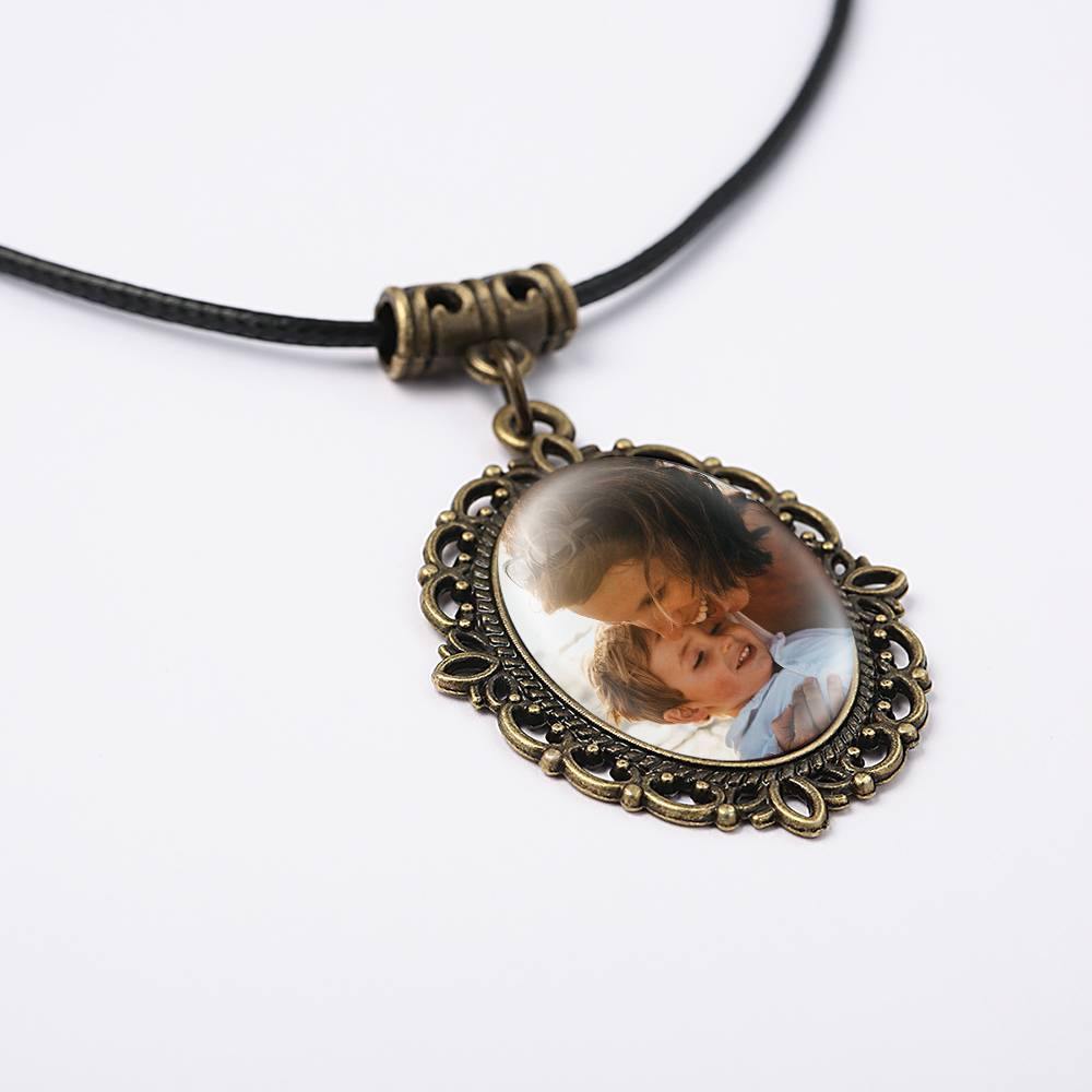 Oval Photo Necklace - soufeelus