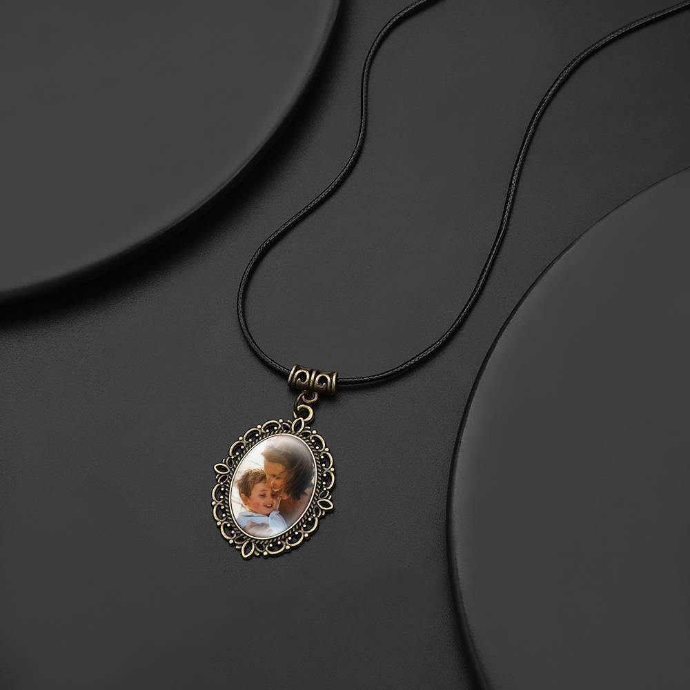 Oval Photo Necklace - soufeelus