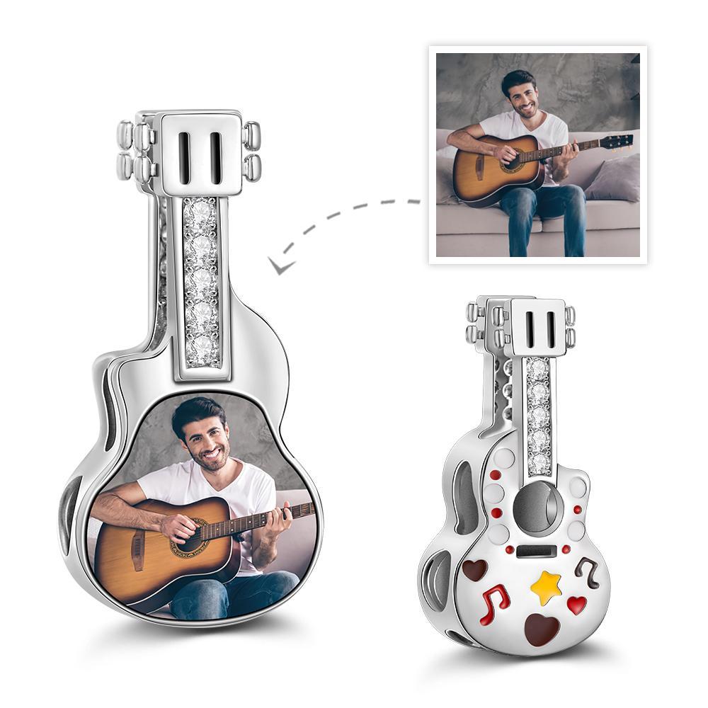 Guitar Photo Charm Creative Music Charm - 