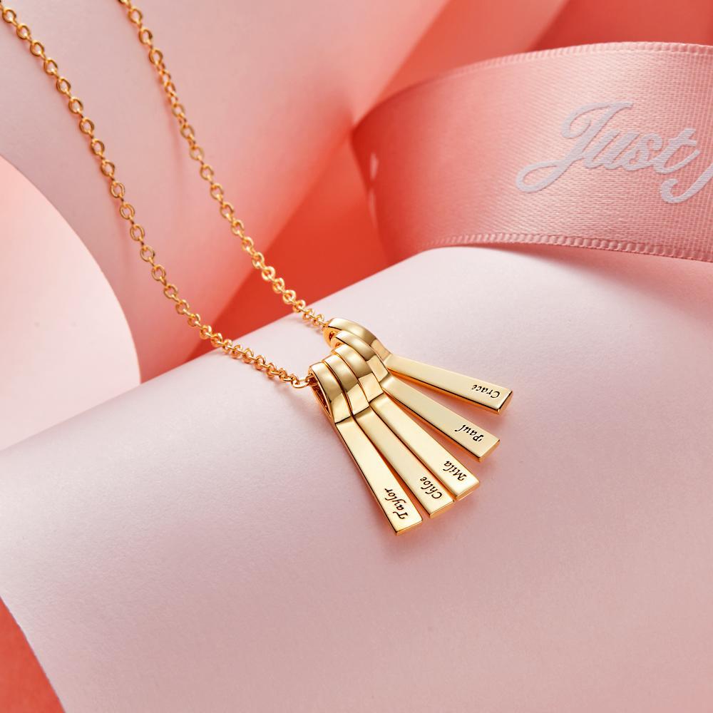Custom Engraved Necklace Xylophone Bar Creative Gifts -