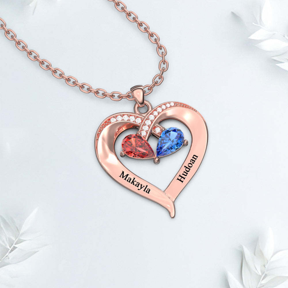 Custom Engraved Necklace Mother's Day Necklace Gift for Mom -