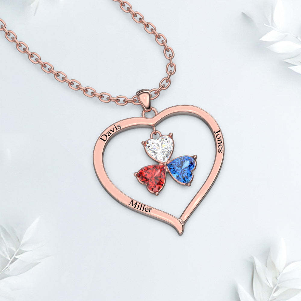 Custom Engraved Necklace Mother's Day Necklace Gift for Mom -