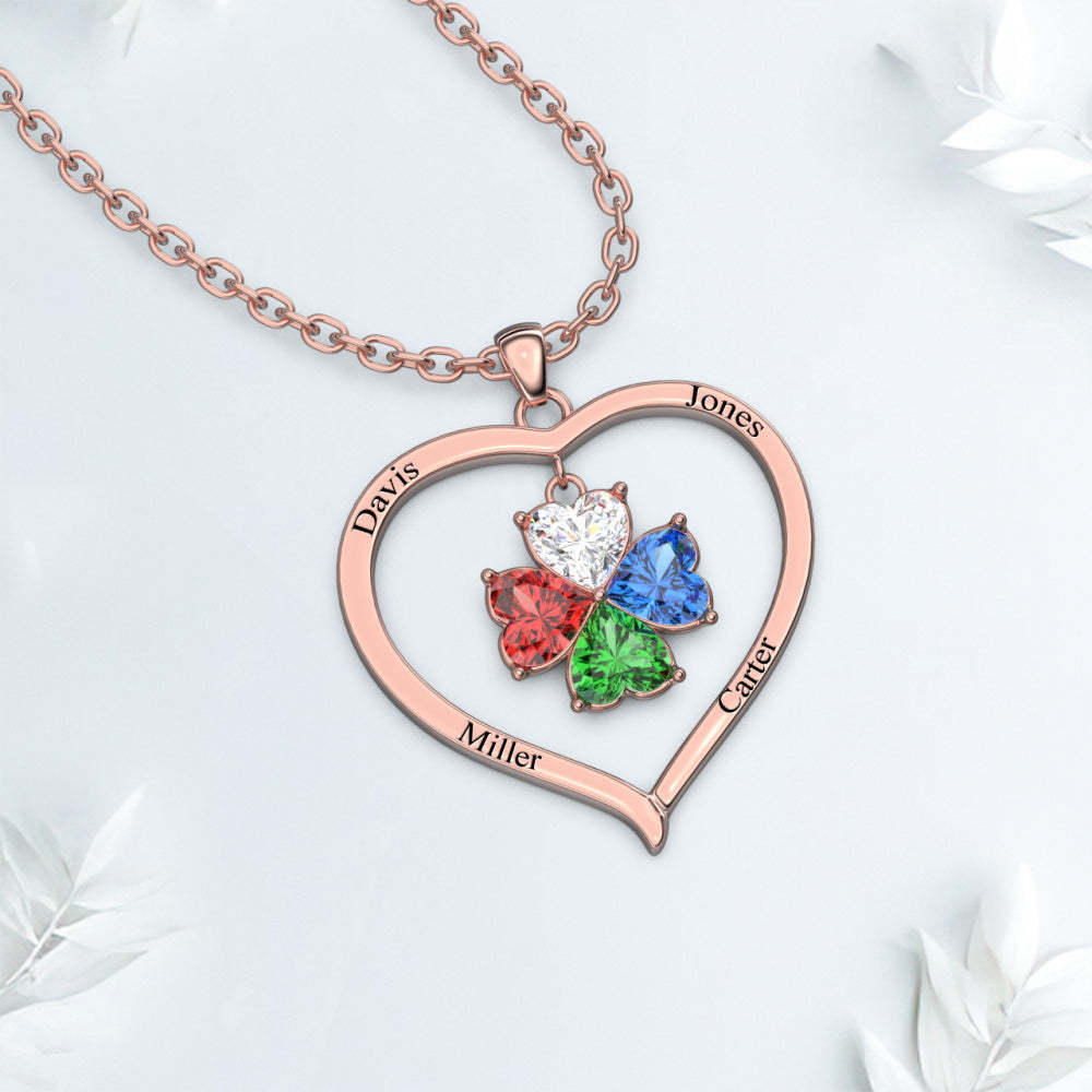 Custom Engraved Necklace Mother's Day Necklace Gift for Mom -