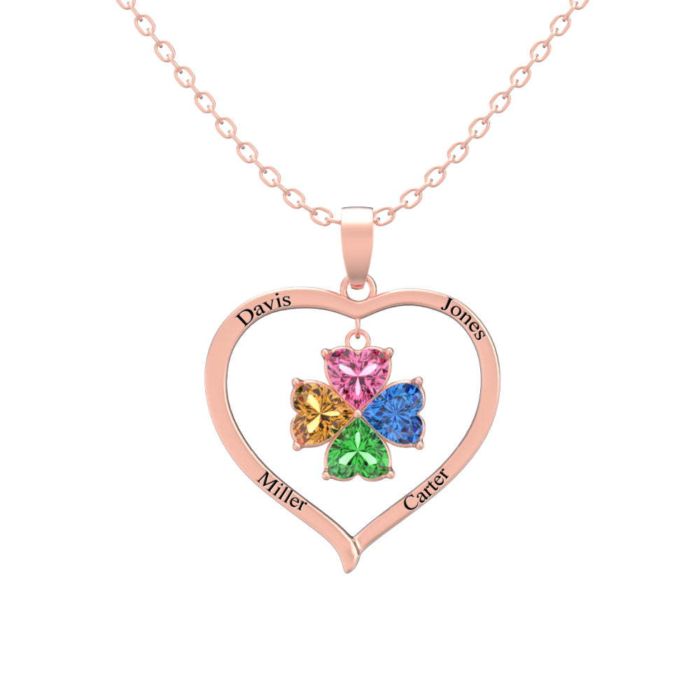 Custom Engraved Necklace Mother's Day Necklace Gift for Mom -