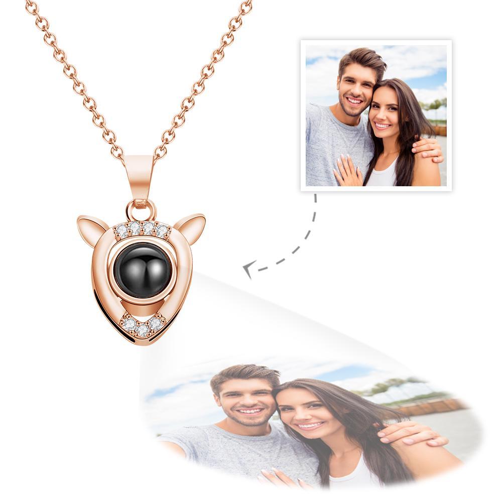 Custom Projection Necklace Custom Photo Unique Gifts - soufeelus