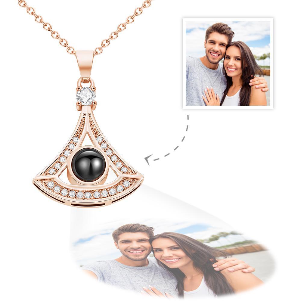 Custom Projection Necklace Sector Simple Gifts - soufeelus