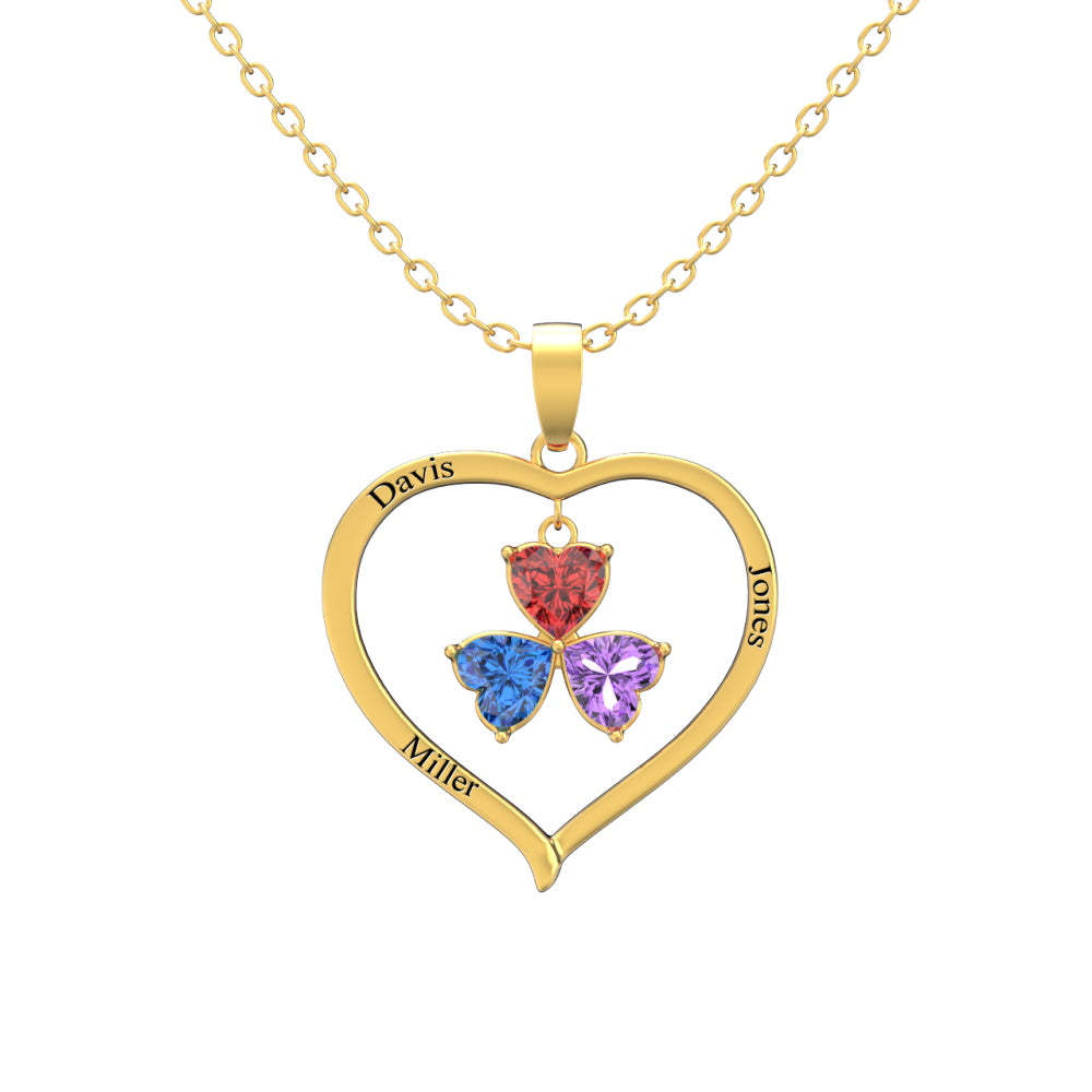 Custom Engraved Necklace Mother's Day Necklace Gift for Mom -