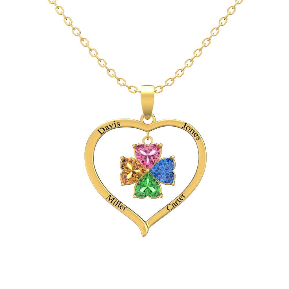 Custom Engraved Necklace Mother's Day Necklace Gift for Mom -