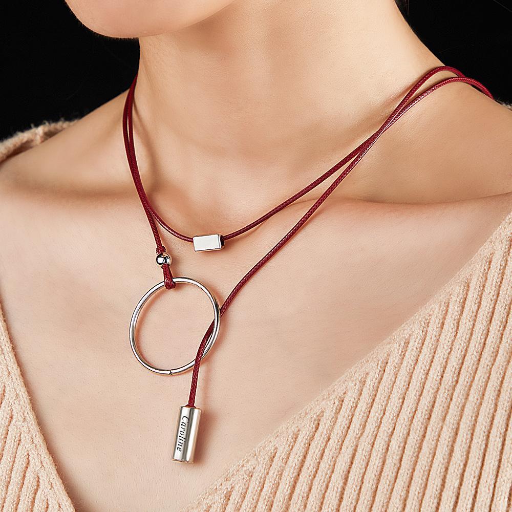 Women Leather Necklace Jewelry for Women Trendy and Modern Leather Necklace Original Necklace for Her - soufeelus