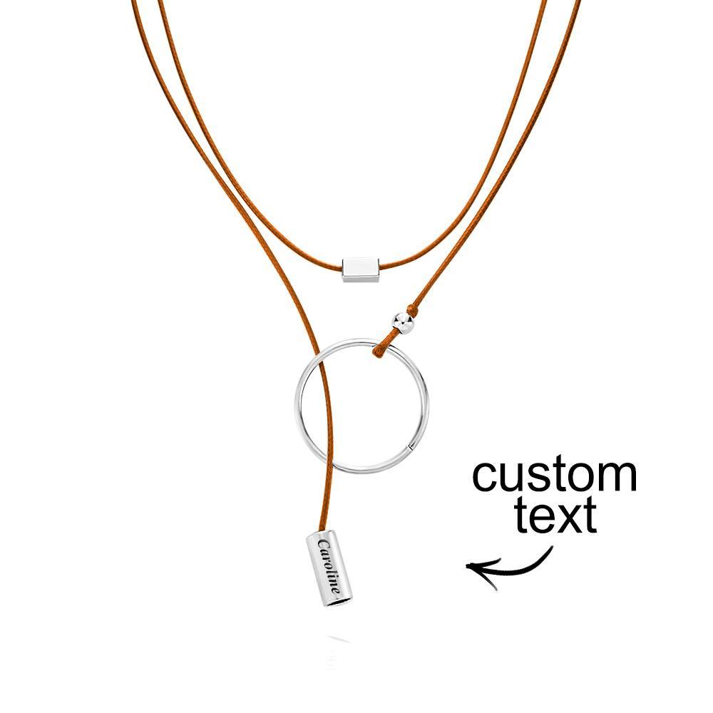 Women Leather Necklace Jewelry for Women Trendy and Modern Leather Necklace Original Necklace for Her - soufeelus