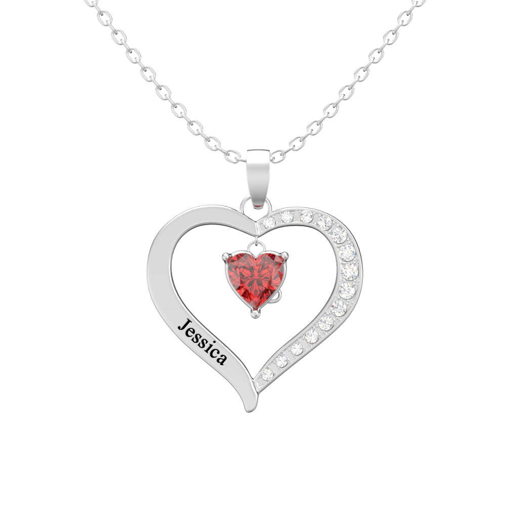 Custom Engraved Necklace Mother's Day Necklace Gift for Mom -