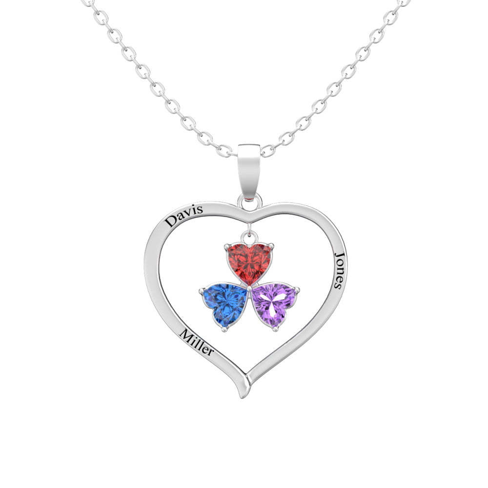 Custom Engraved Necklace Mother's Day Necklace Gift for Mom -