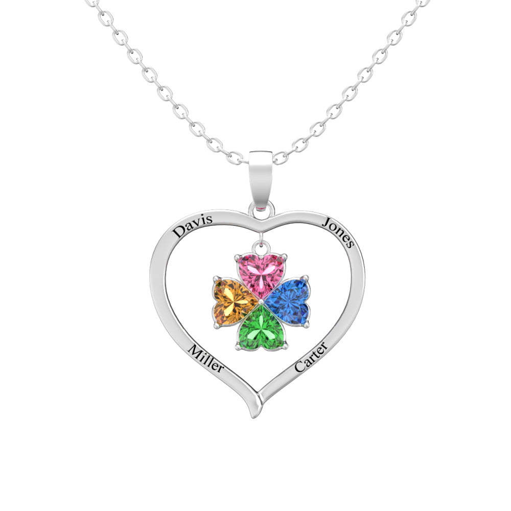 Custom Engraved Necklace Mother's Day Necklace Gift for Mom -