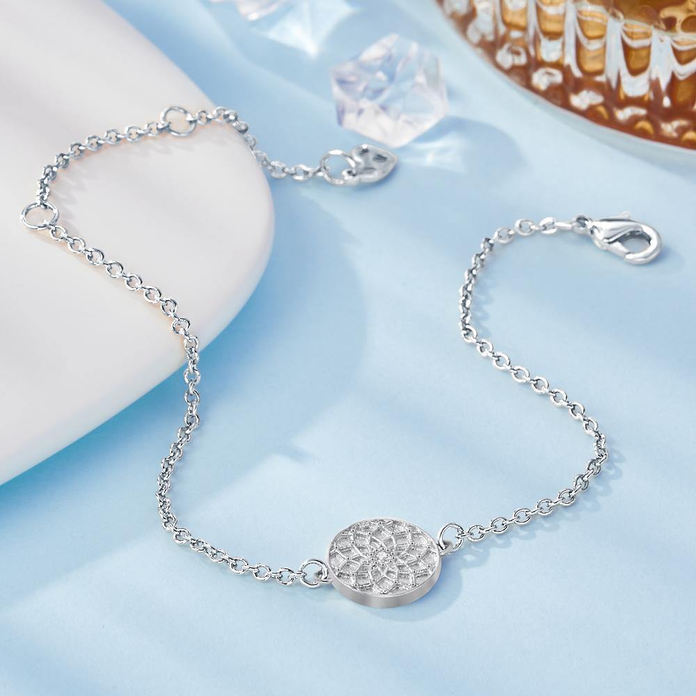 Engraved Bracelet Dream Catcher Bracelet Wishing Dream Memorial Gifts for Her - soufeelus