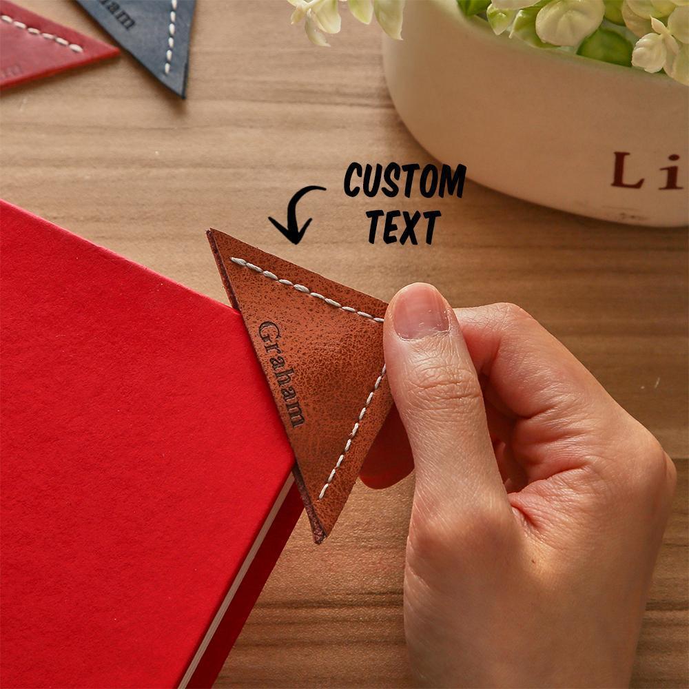 Custom Engraved Bookmark Hand Stitched Custom Bookmark Gift For Book Lover