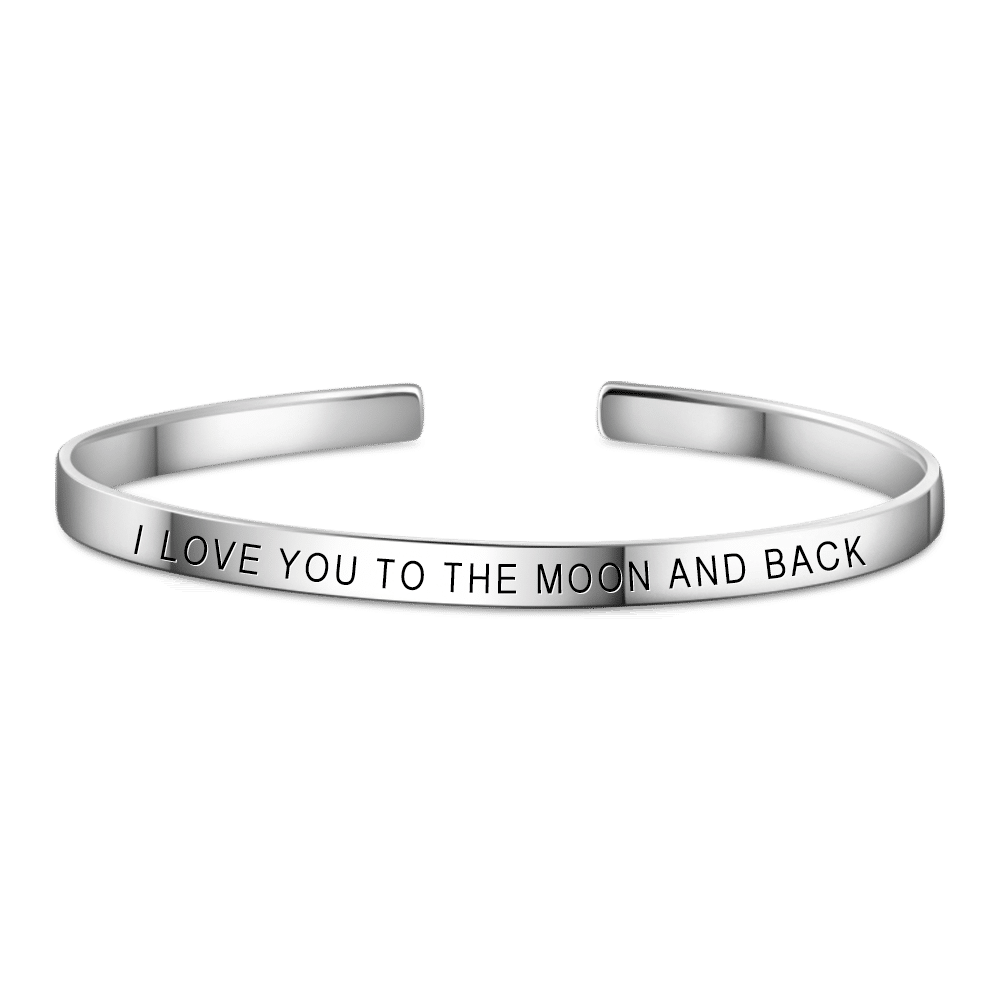 I?LOVE?YOU?TO?THE?MOON?and?BACK Bangle - soufeelus