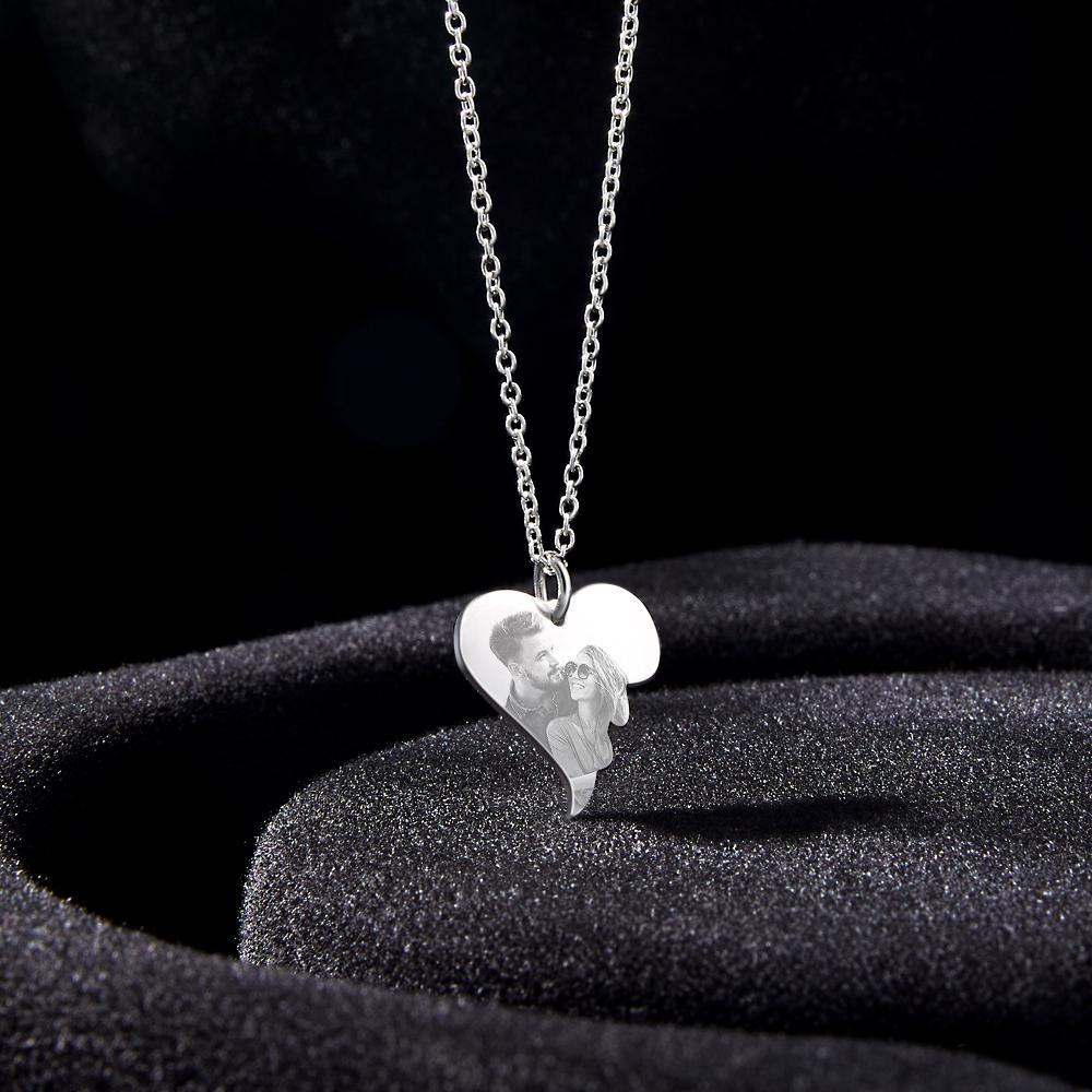 Custom Photo Necklace Love Pendant Necklace Gift for Women - soufeelus