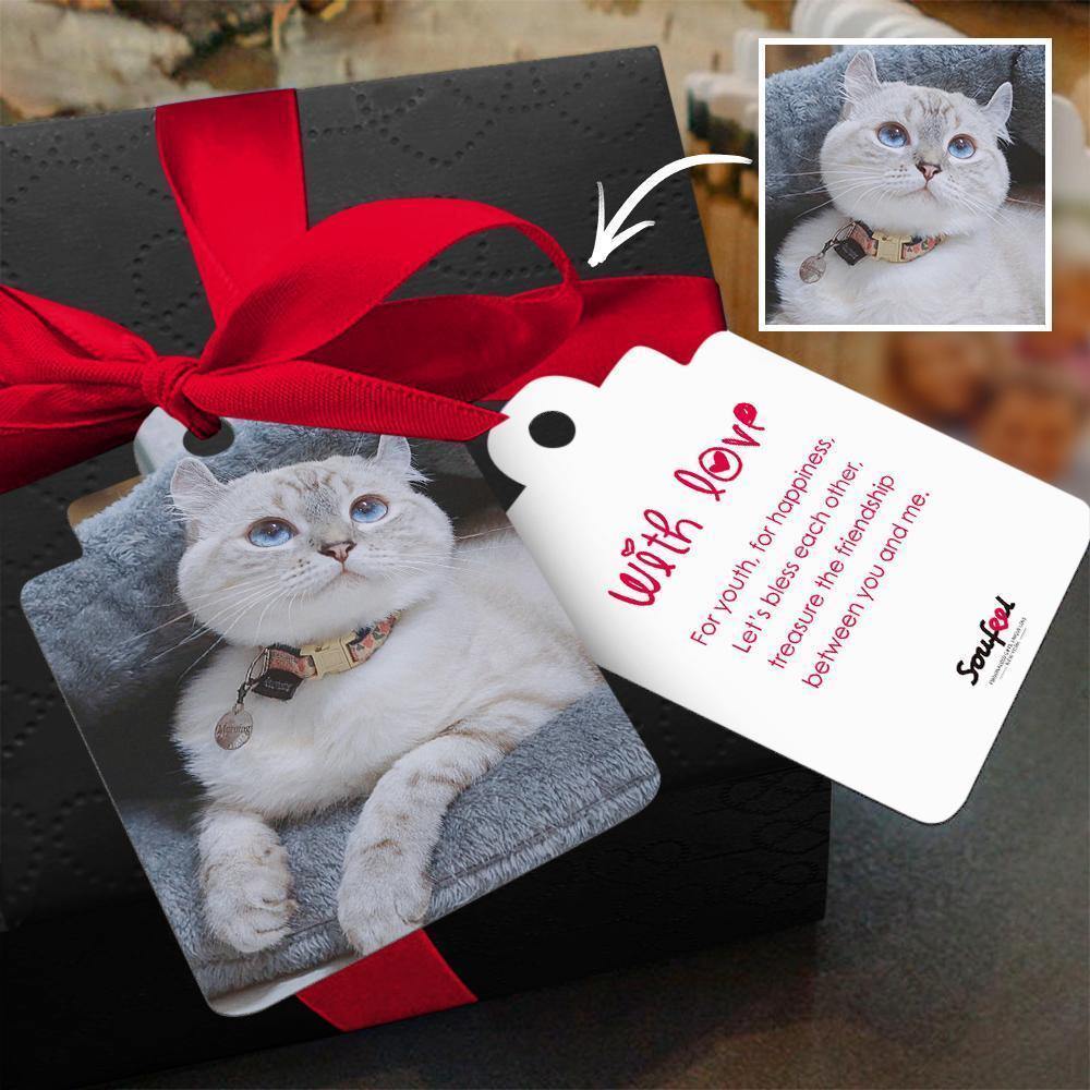 Photo Card Gift Card Memorial Gifts Lovely Cat - soufeelus
