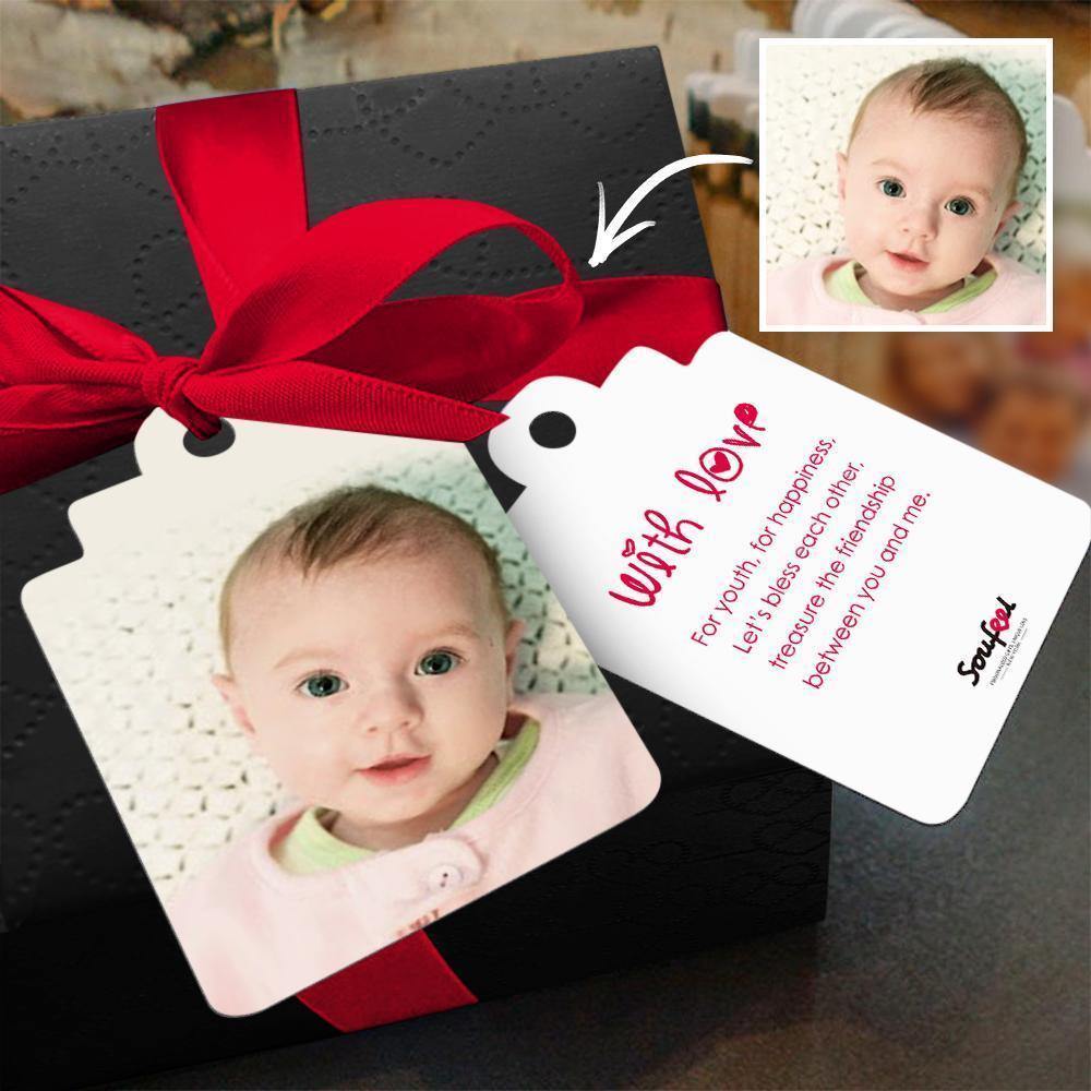 Custom Gift Card Photo Card with Your Words for Your Baby - soufeelus