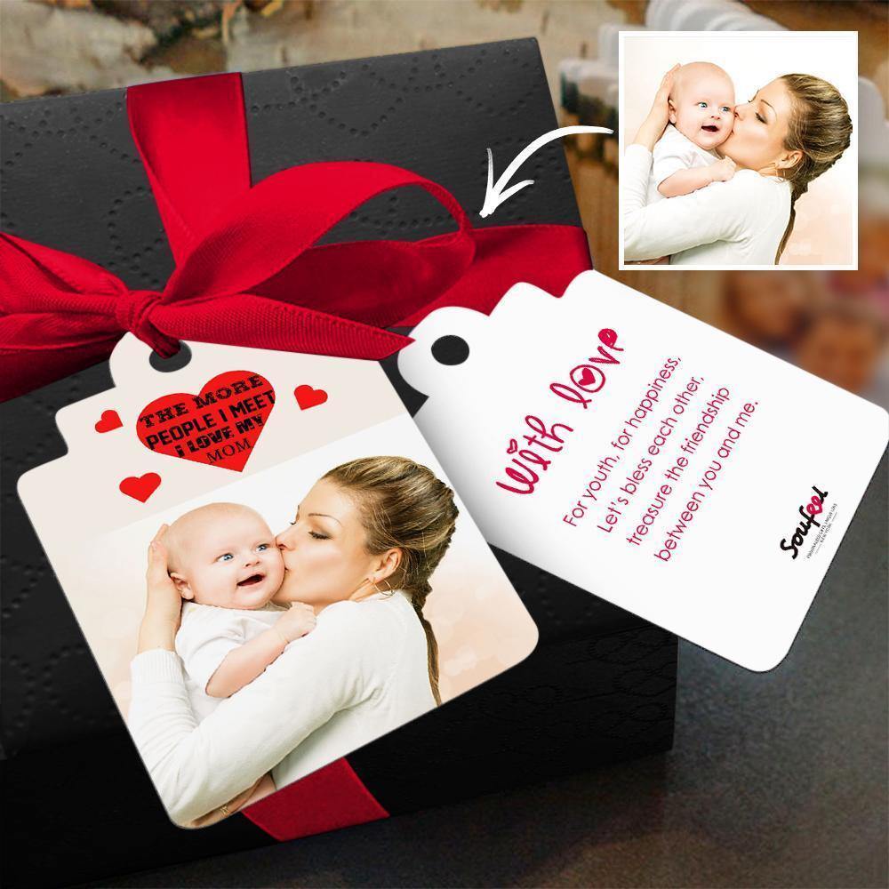 Custom Gift Card Photo Card Greeting Card Congratulations Card with Your Lovely Words for Mother - soufeelus