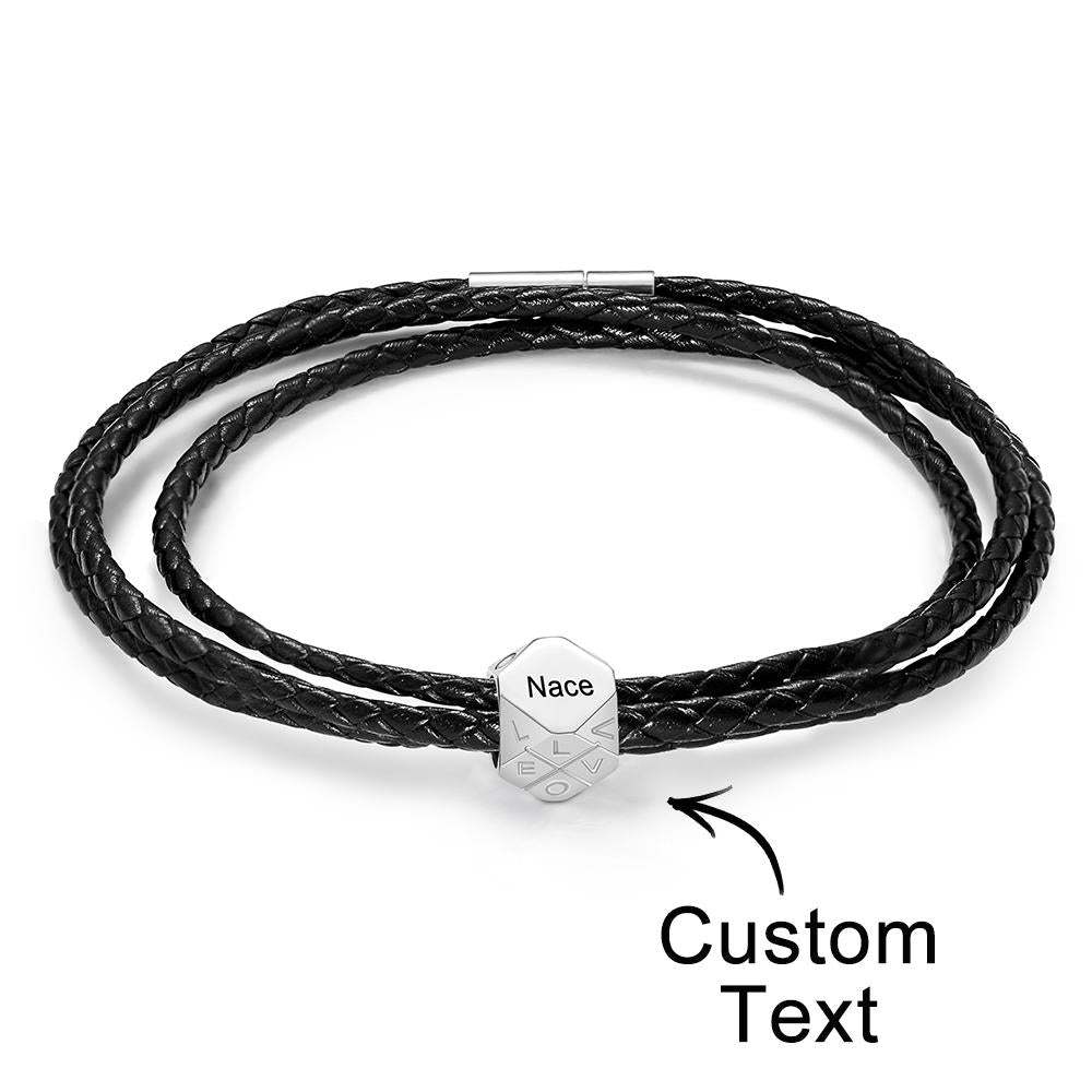 Custom Engraved Bracelet Simple and Versatile Gift for Her